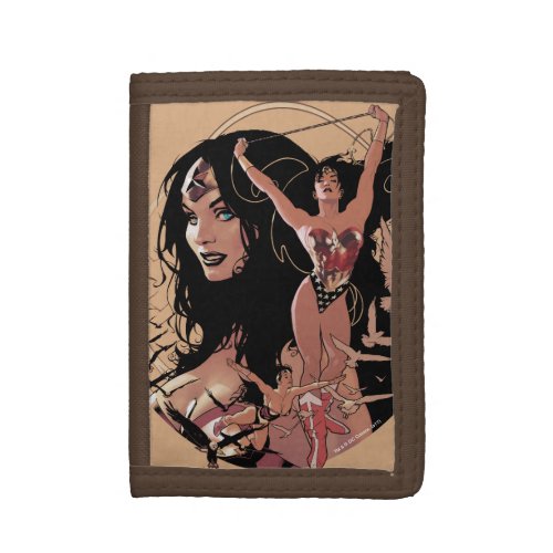 Wonder Woman Comic Cover 150 Triumphant Trifold Wallet