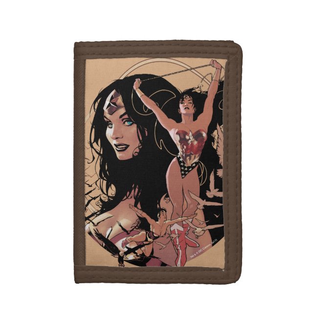 Wonder Woman Comic Cover #150: Triumphant Trifold Wallet (Front Vertical)
