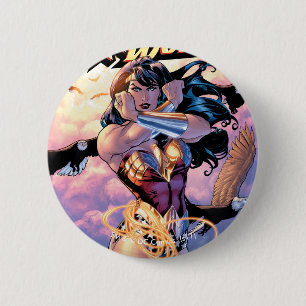 Wonder Woman Comic Cover #1 Pinback Button