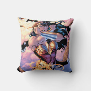 Wonder Woman Comic Cover #1 Throw Pillow