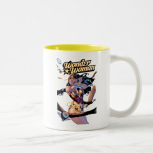 Wonder Woman Comic Cover #1 Two-Tone Coffee Mug