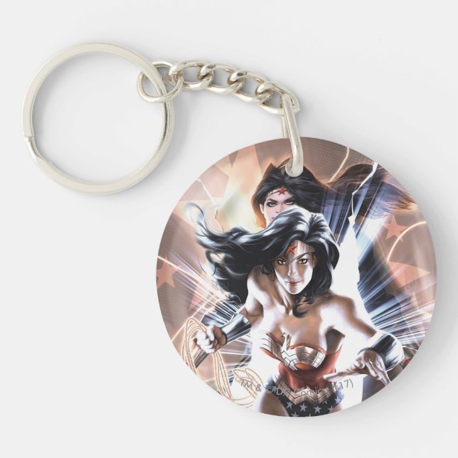 Wonder Woman Comic Cover  #609 Variant Keychain (Front)