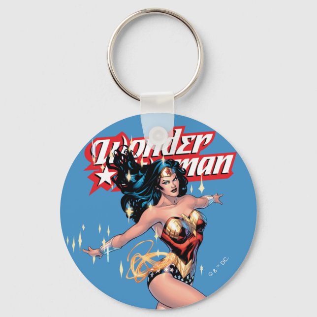 Wonder Woman Comic Cover Keychain (Front)