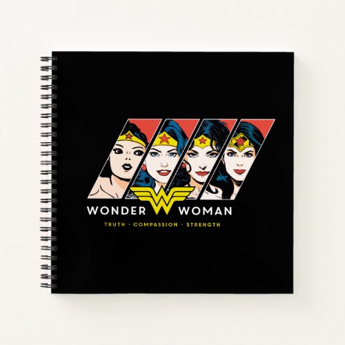 Wonder Woman Comic Evolution Graphic Notebook
