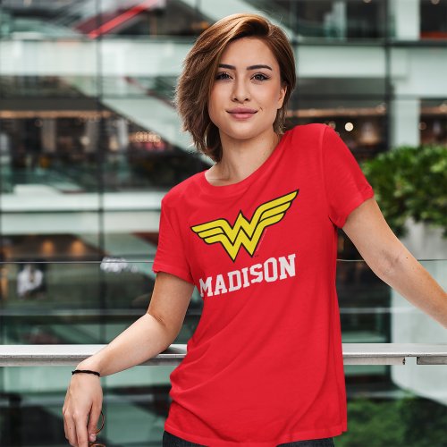 Wonder Woman  Custom Name T_Shirt