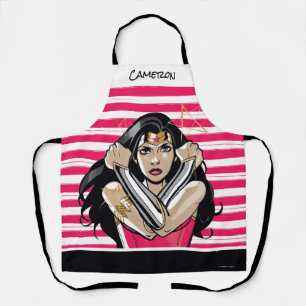 Wonder Woman Defend - Template Apron