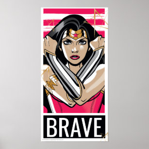 Wonder Woman Defend - Template Poster