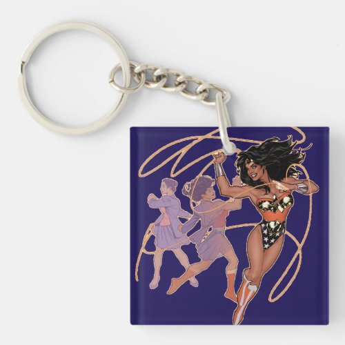 Wonder Woman Diana Prince Transformation Keychain