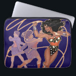 Wonder Woman Diana Prince Transformation Laptop Sleeve<br><div class="desc">Vintage comic book art of Diana Prince transforming into Wonder woman.</div>