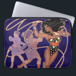 Wonder Woman Diana Prince Transformation Laptop Sleeve<br><div class="desc">Vintage comic book art of Diana Prince transforming into Wonder woman.</div>