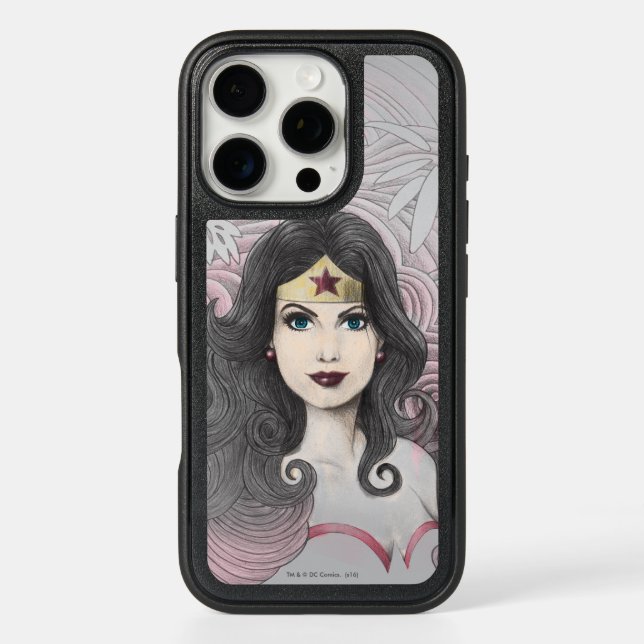 Wonder Woman Eagle and Trees Otterbox iPhone Case (Back)