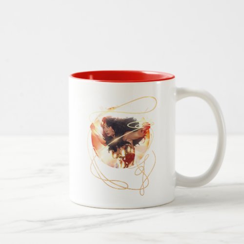 Wonder Woman Encyclopedia Cover Two_Tone Coffee Mug