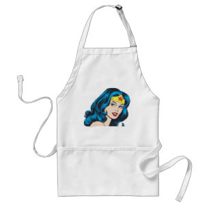 Wonder Woman Face Adult Apron