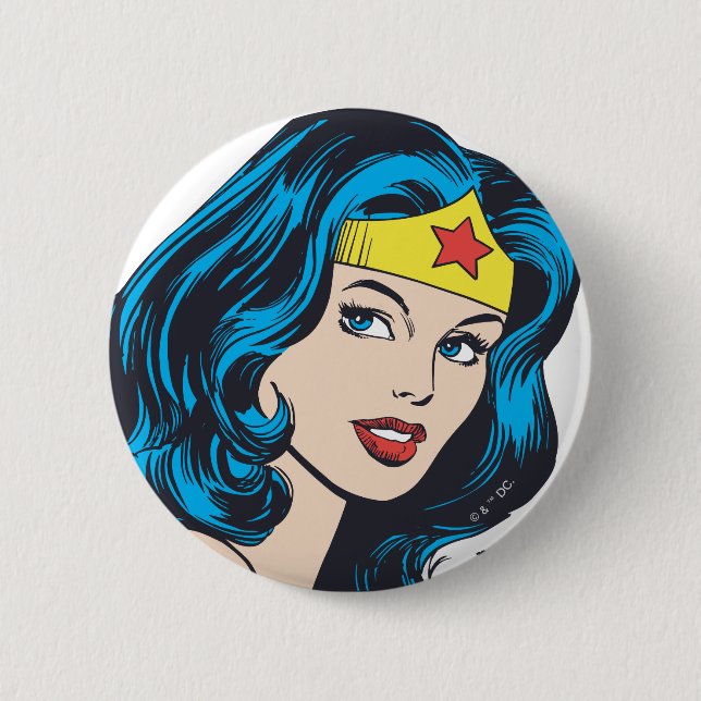 Wonder Woman Face Button (Front)