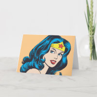 Wonder Woman Face Card