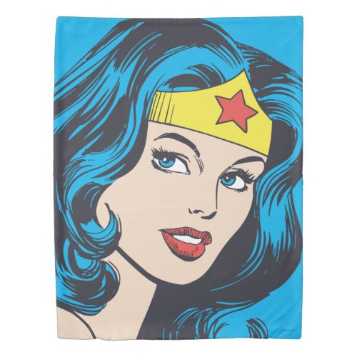 Wonder Woman Face Duvet Cover