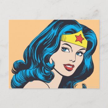Wonder Woman Face Postcard by wonderwoman at Zazzle