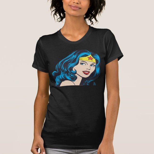 Wonder Woman Face T-Shirt (Front)