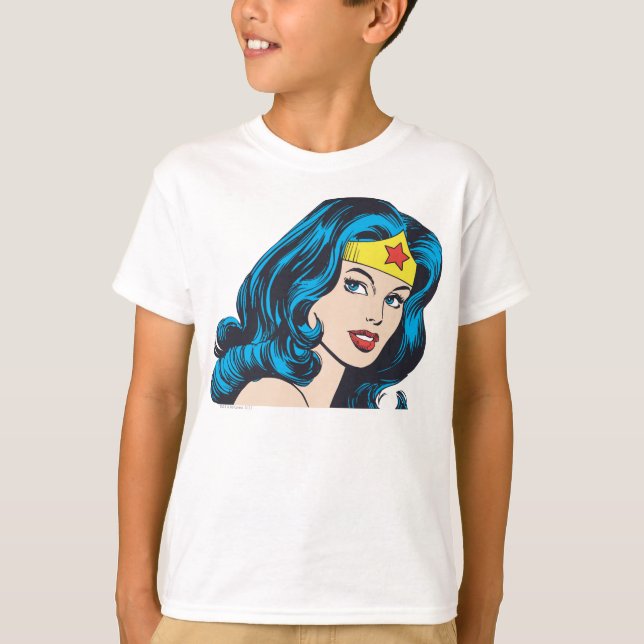 Wonder Woman Face T-Shirt (Front)