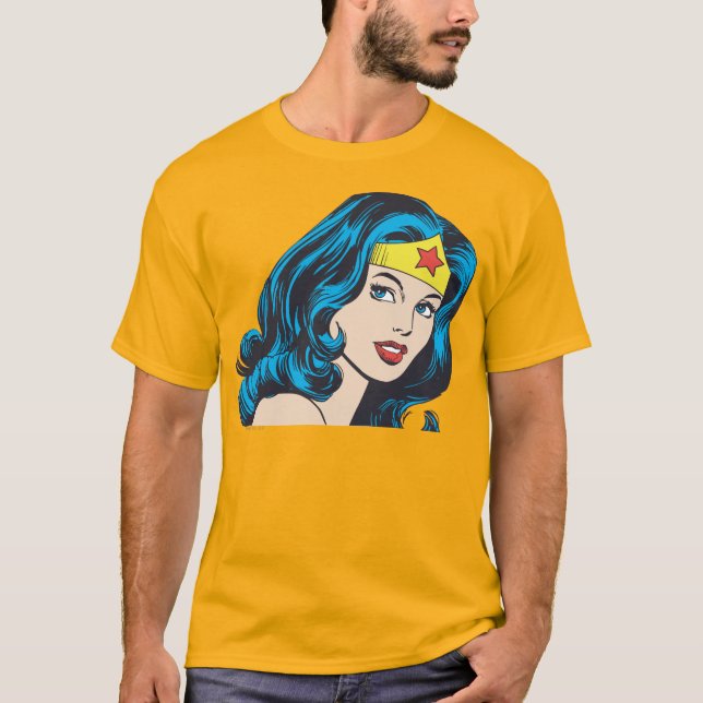 Wonder Woman Face T-Shirt (Front)