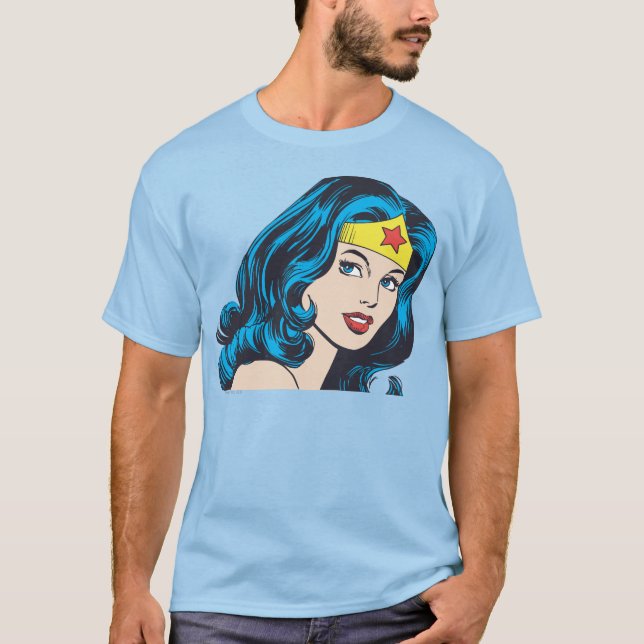 Wonder Woman Face T-Shirt (Front)