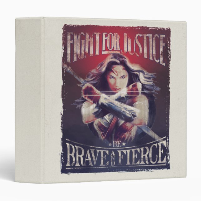 Wonder Woman Fight For Justice Binder (Front/Spine)