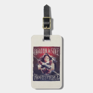 Wonder Woman Fight For Justice Luggage Tag