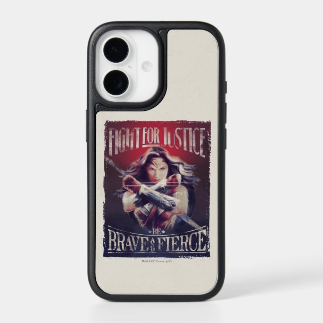 Wonder Woman Fight For Justice Otterbox iPhone Case (Back)