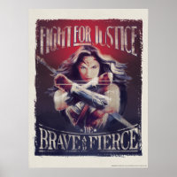 Wonder Woman Fight For Justice Poster