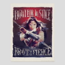 Wonder Woman Fight For Justice Poster