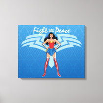 Wonder Woman - Fight For Peace Canvas Print