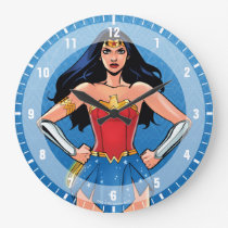 Wonder Woman - Fight For Peace Large Clock