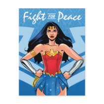 Wonder Woman - Fight For Peace Postcard