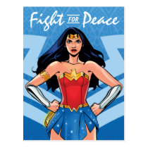 Wonder Woman - Fight For Peace Postcard