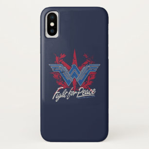 Wonder Woman Fight For Peace Symbol iPhone X Case