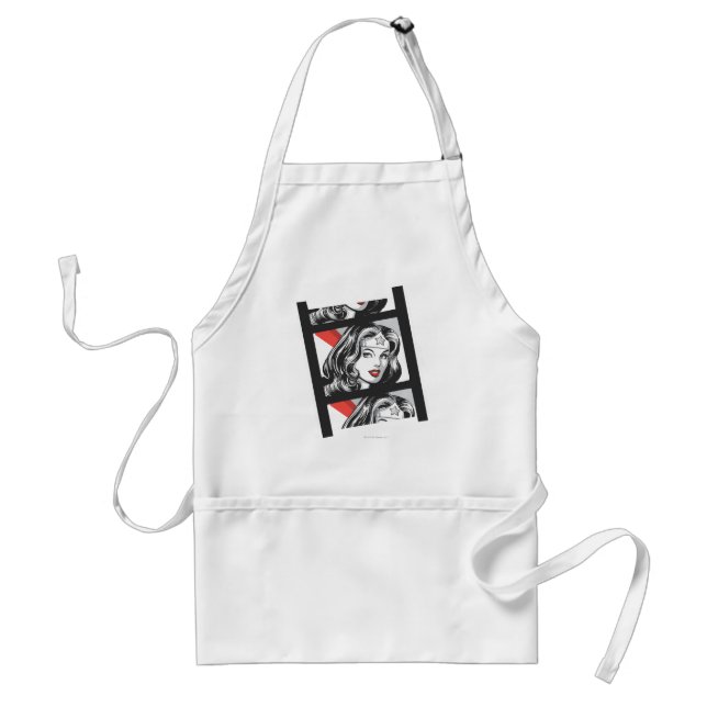 Wonder Woman Film Strip Adult Apron (Front)