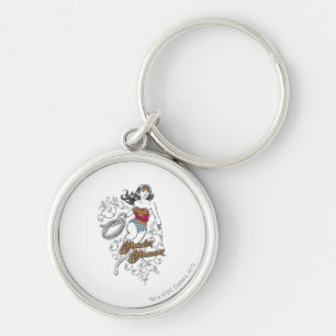 Wonder Woman Flourish Keychain