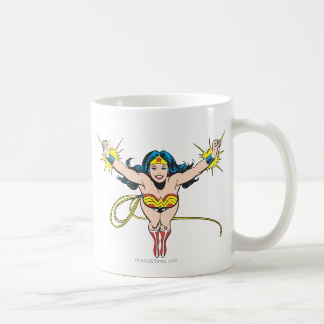 Wonder Woman Fly Forward Coffee Mug (Right)
