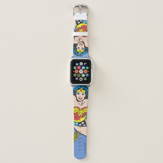 Wonder Woman Flying Forward Apple Watch Band (Front)