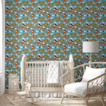 Wonder Woman Flying High Pattern Wallpaper