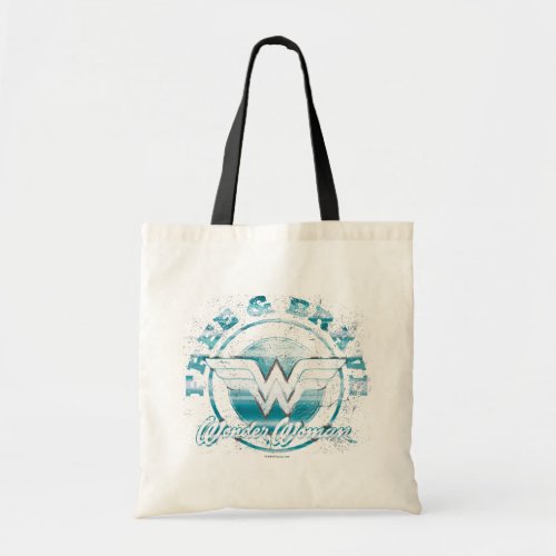 Wonder Woman Free  Brave Grunge Graphic Tote Bag