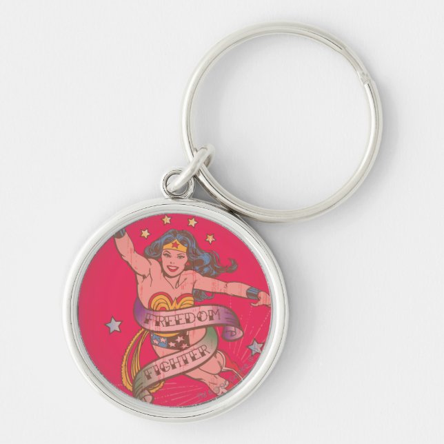 Wonder Woman Freedom Fighter Keychain (Front)