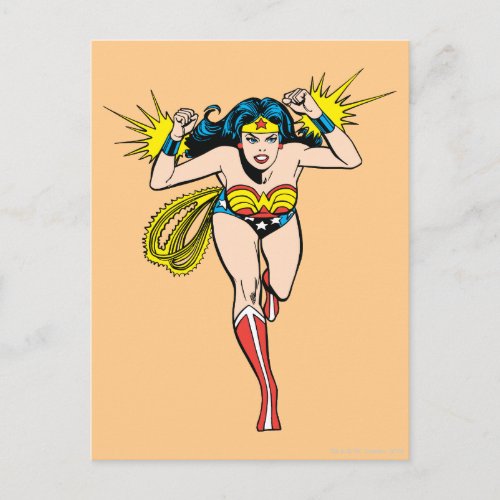 Wonder Woman Glowing Cuffs Postcard