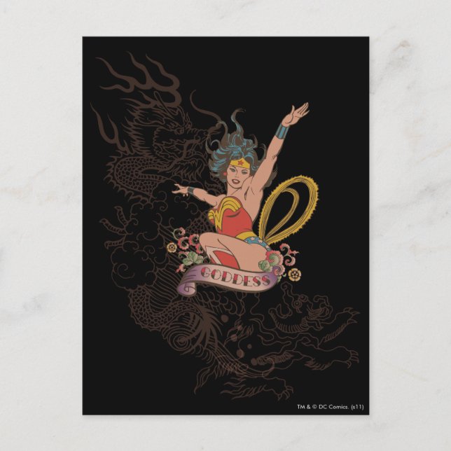 Wonder Woman Goddess Postcard (Front)