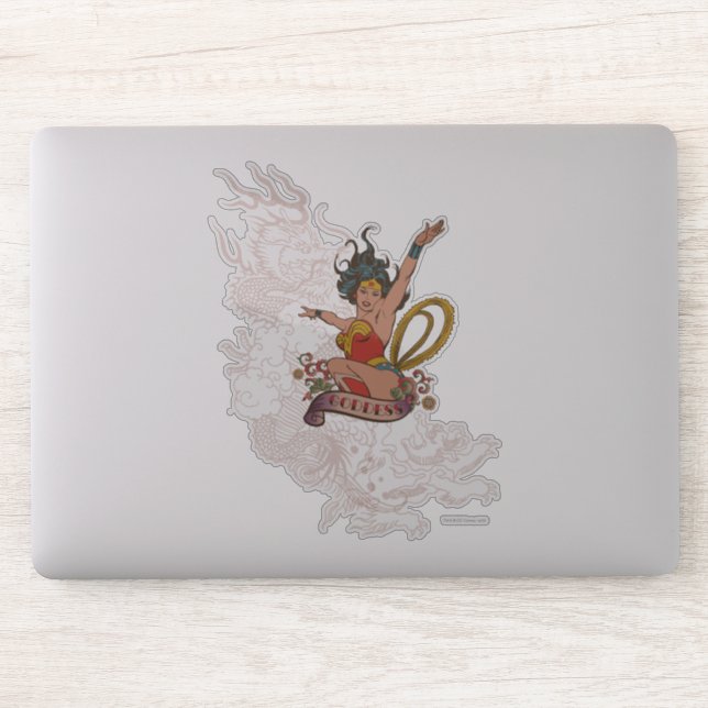 Wonder Woman Goddess Sticker (Computer)