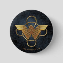 Wonder Woman Gold Symbol Over Lasso Button