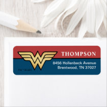 Wonder Woman Golden Logo Label