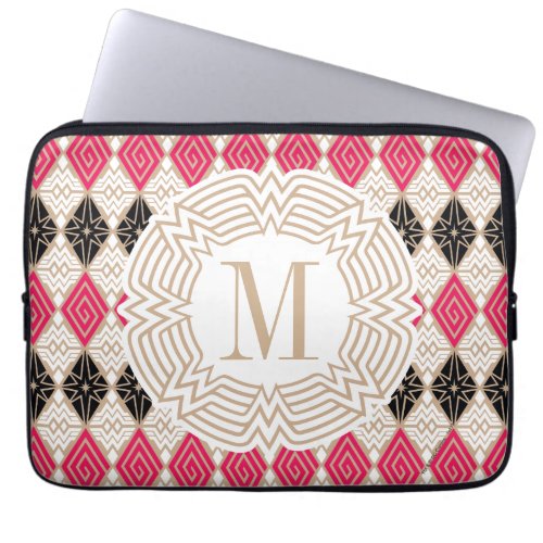 Wonder Woman Greek Pattern Laptop Sleeve