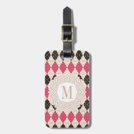 Wonder Woman Greek Pattern Luggage Tag