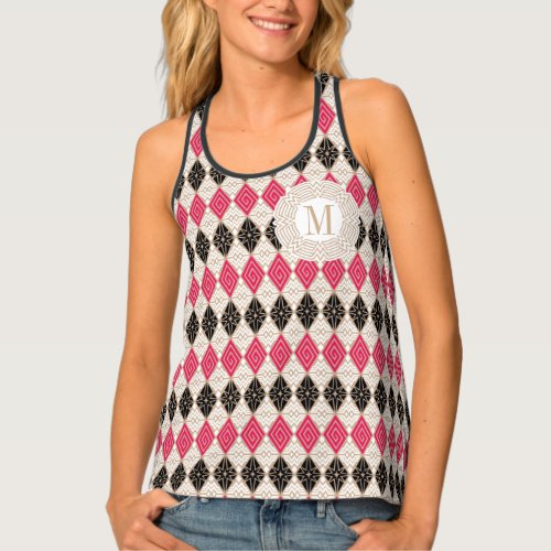 Wonder Woman Greek Pattern Tank Top